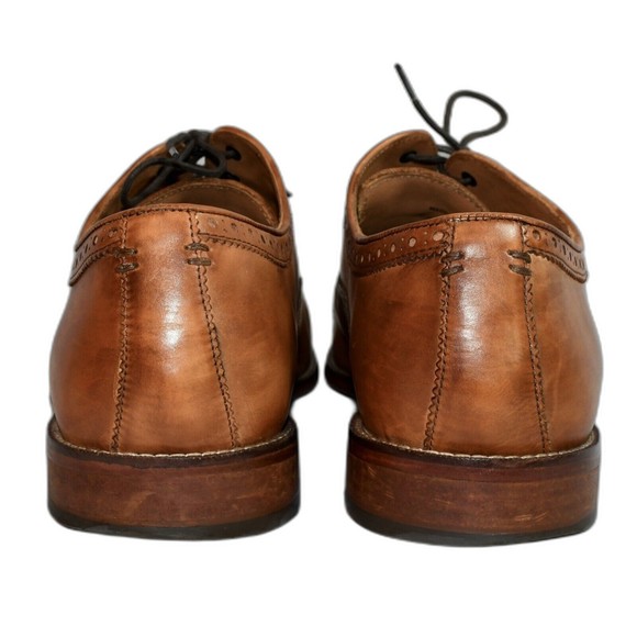 Coal Haan Grand OS Giraldo Cap II Brown Tan Cap Toe Brogue Oxfords Mens Sz 13M - Picture 5 of 9